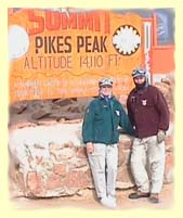 Peter and Ann on top of Pike's Peak