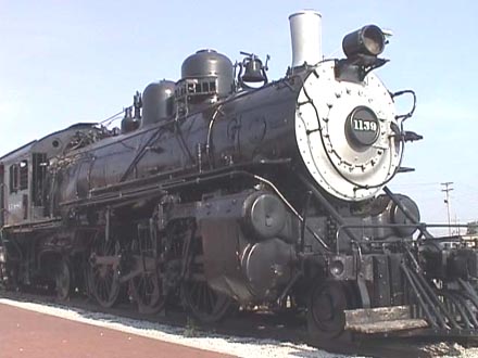 Santa Fe railway engine